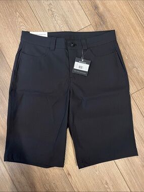 Eddie Bauer Black Rainier Bermuda hiking mid rise shorts NEW NWT size 10 tall